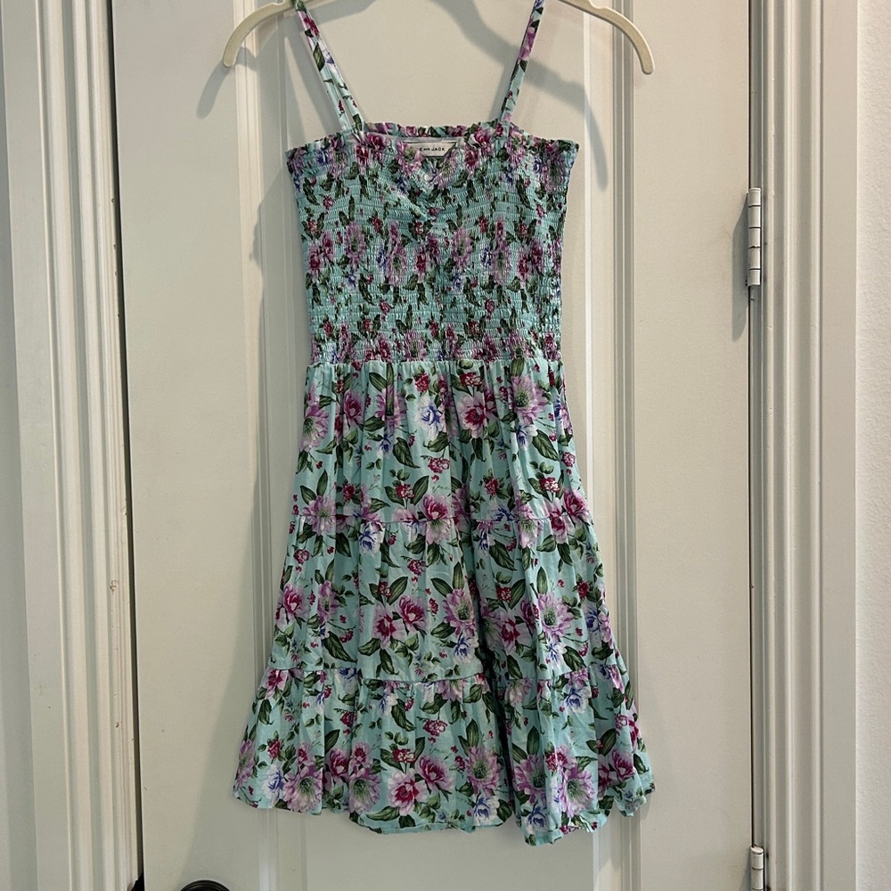 Janie & Jack Floral Smocked sweetheart Sundress